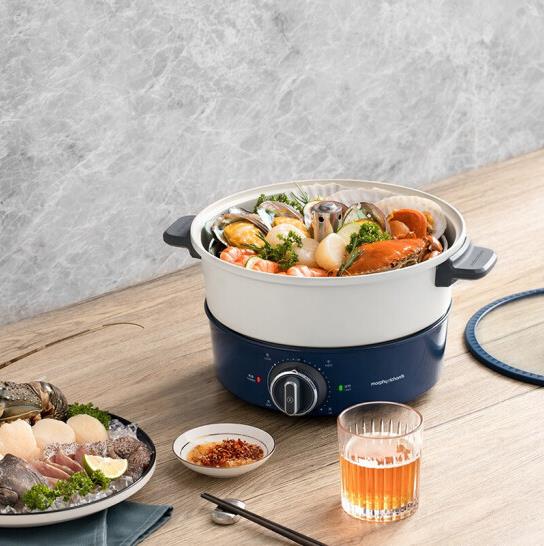 【家居】摩飞morphyrichards 机械升降多功能料理锅 mr9090 (不含鸳鸯